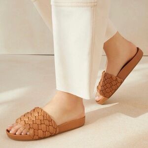 Loeffler Randall Tan Woven Sandals